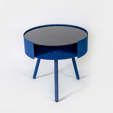 Load image into Gallery viewer, Joe_Paine_Tables_Self_Help_Side_Glass_Blue_002