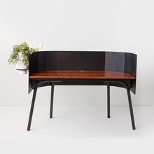 Load image into Gallery viewer, Joe_Paine_Tables_Wrap_Writing_Bureau_Long_Black_001